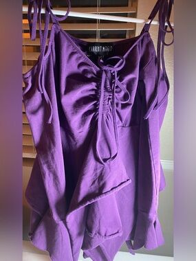 Dolls Kill Current Mood F is for Fairies Handkerchief Dress Purple Goth XS